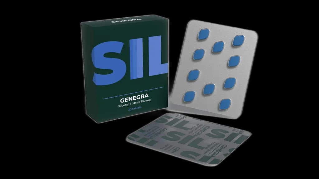 Genegra 100 mg (Viagra Generikum Sildenafil) - 20 Tabletten