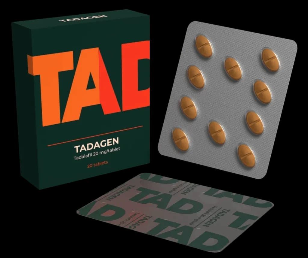 Tadagen 20 mg (Cialis Generikum Tadalafil) - 20 Tabletten