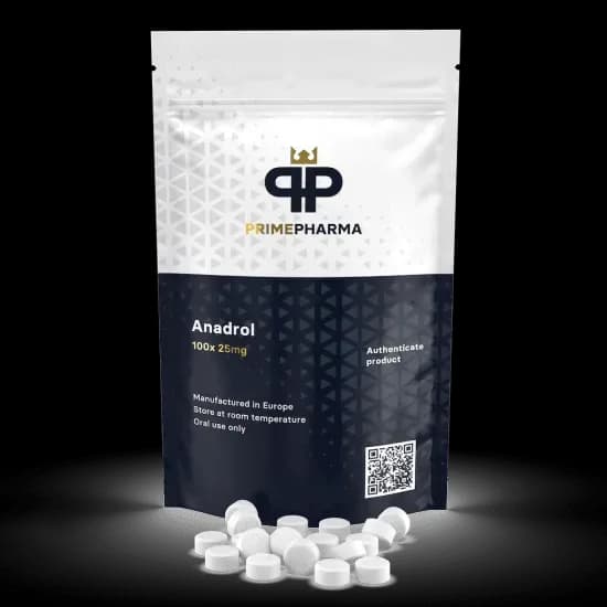 Anadrol 100x 25mg Prime Pharma 100 tabs