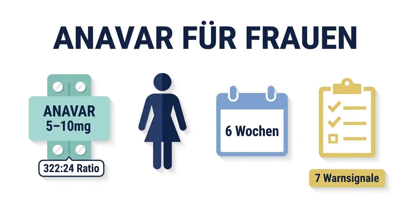 Anavar für Frauen: Dosierung, Kur-Plan & Ergebnisse