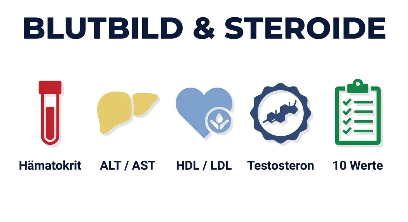 Blutbild & Steroide: 10 Werte, die du testen musst