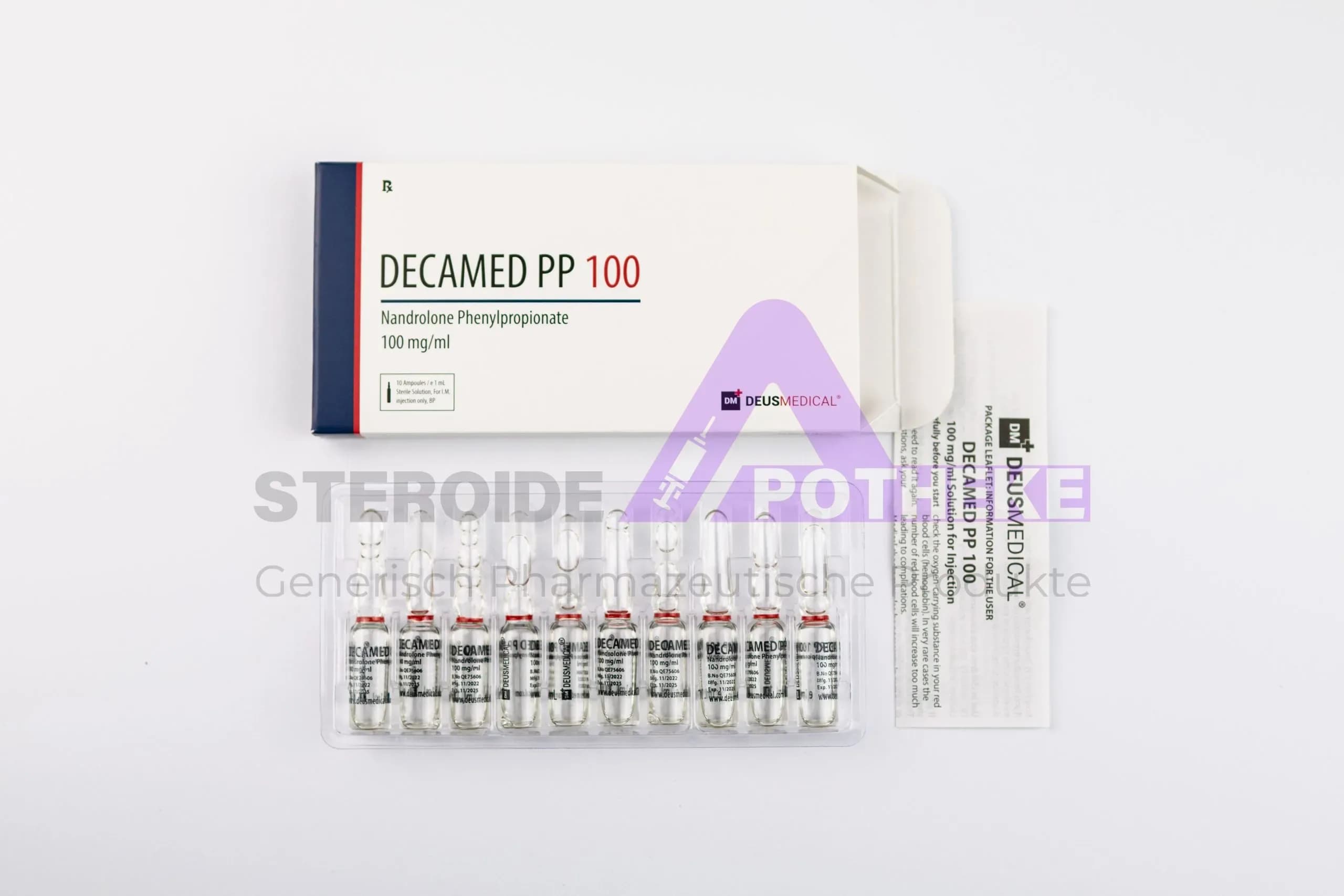 DecaMed PP 100 (Nandrolon Phenylpropionat) DeusMedical 10ml (100mg/ml)