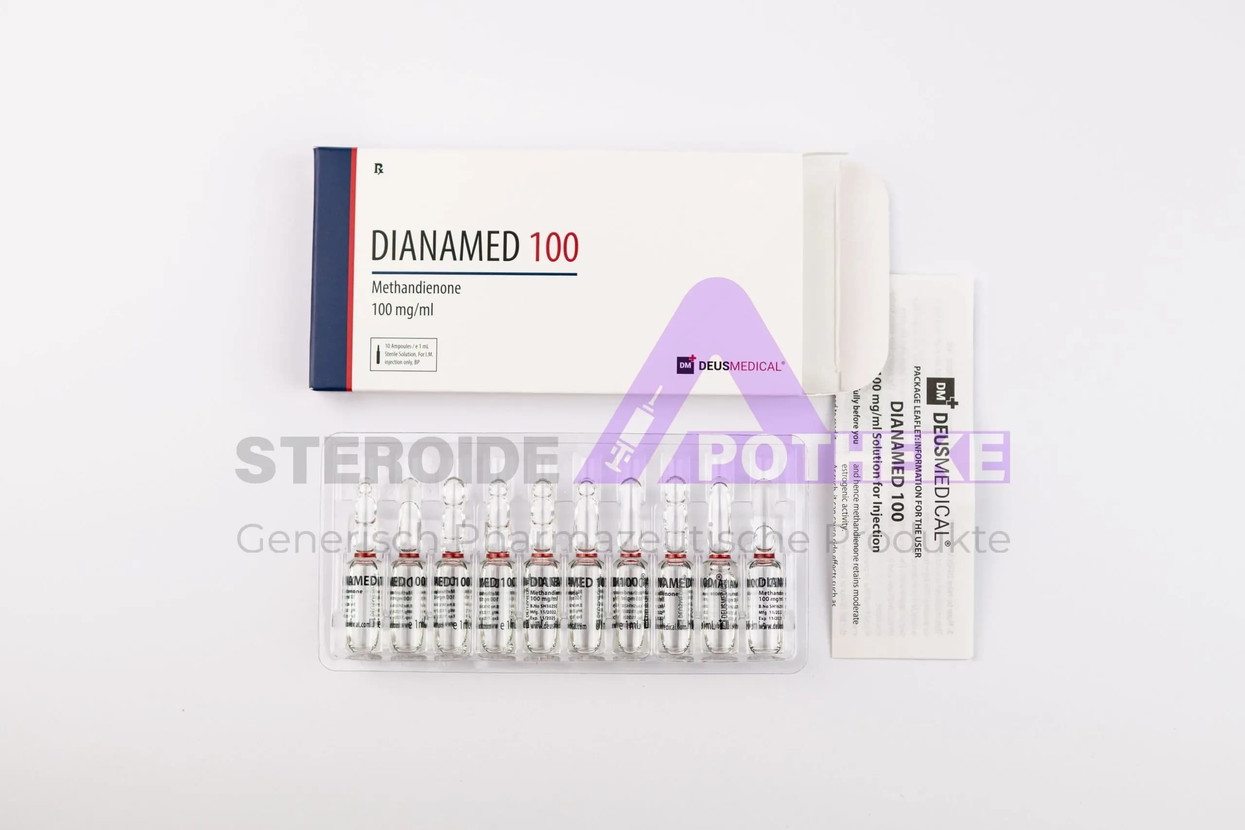 DIANAMED SUSPENSION 100 DeusMedical 10ml (100mg/ml)