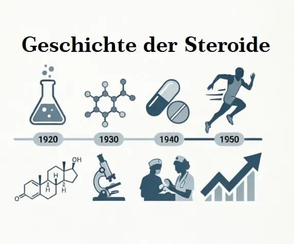 Geschichte der Steroide: Von Butenandt 1935 bis zum DDR-Doping und zur modernen Bodybuilding-Ära