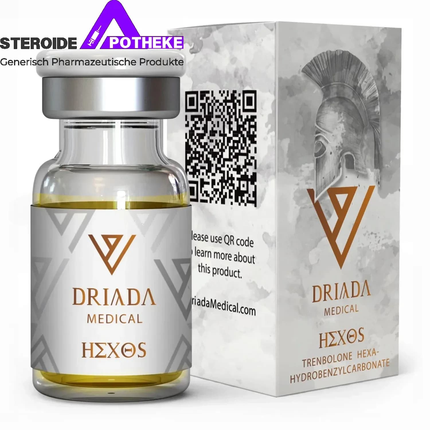 Hexos 75 mg/ml (Trenbolon Hexahydrobenzyl Carbonat) Driada Medical 10ml Flasche