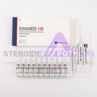 DIANAMED SUSPENSION 100 von Deus Medical. Fläschchen mit 10 ml, enthält 100 mg/ml Methandrostenolon