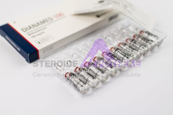 DIANAMED SUSPENSION 100 von Deus Medical. Fläschchen mit 10 ml, enthält 100 mg/ml Methandrostenolon