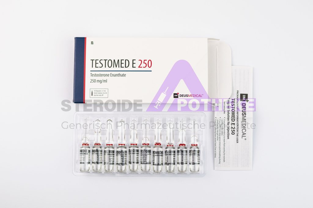 TESTOMED E 250 (Testosteron Enantat) 10ml Flasche von Deus Medical