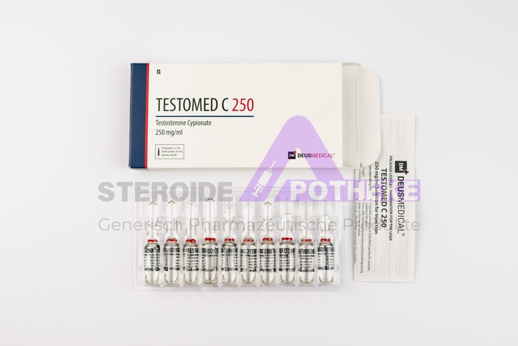 TESTOMED C 250 (Testosteron Cypionat) 10ml Flasche von Deus Medical