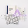 NOLVAMED 20 (Tamoxifen) von Deus Medical. Packung mit 50 Tabletten, jede enthält 20 mg Tamoxifen