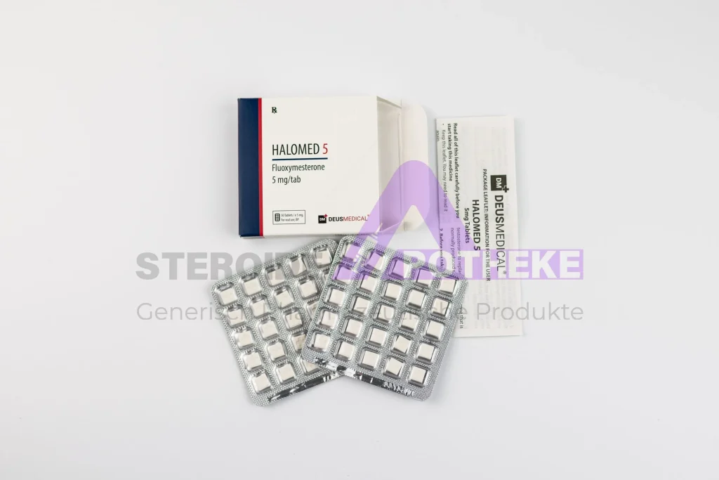 Halomed 5 (Oxandrolon 5 mg) 50-Tabletten-Blister von DeusMedical – orales, nicht-aromatisierendes Anabolikum für harte Muskeln und neurologische Kraftsteigerung