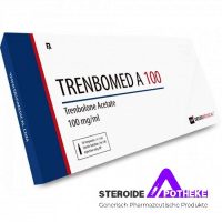 TRENBOMED A 100 (Trenbolon Acetat) von Deus Medical. Fläschchen mit 10 ml, enthält 100 mg/ml Trenbolon Acetat