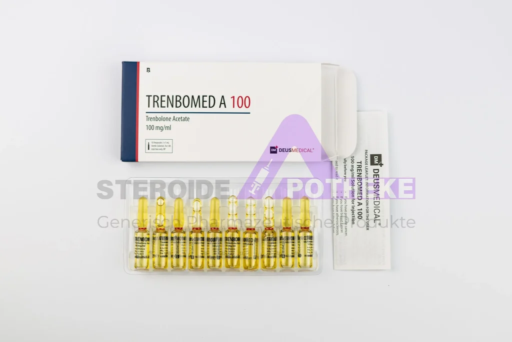 Trenbomed A 100 Trenbolon Acetat von Deus Medical – 10 ml Fläschchen 100 mg/ml für schnelle Muskelmasse und harte Definition