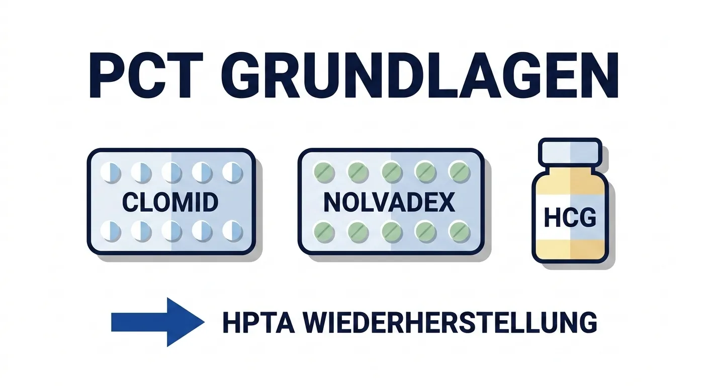 PCT Grundlagen nach dem Absetzen von Steroiden – Clomid, Nolvadex und HCG zur HPTA-Wiederherstellung
