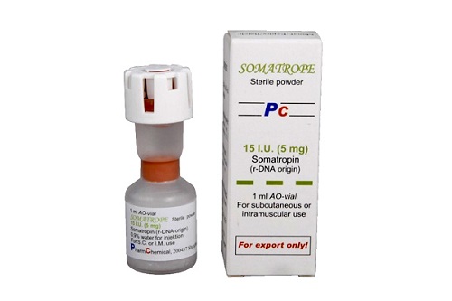 Somatrope HGH vial