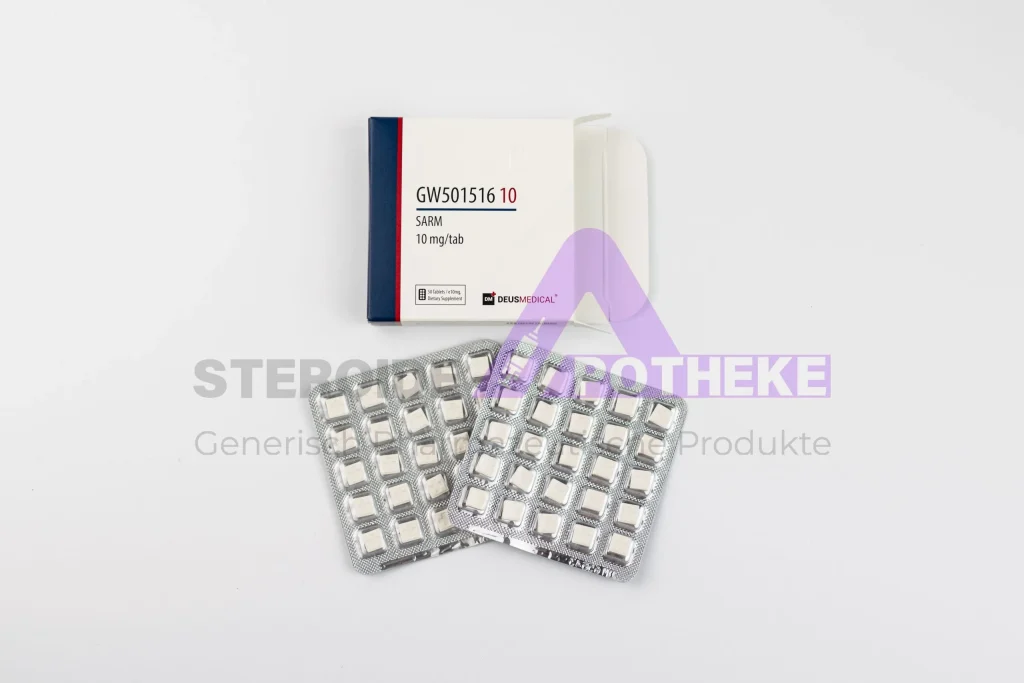 GW501516 (Cardarine) 50 Tabletten à 10 mg von DeusMedical – nicht-hormoneller PPAR-δ-Agonist zur Steigerung von Ausdauer, Fettabbau und Fettstoffwechsel