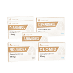 A-TECH LABS Trockene Muskelpackung (Oral) - DIANABOL + CLENBUTEROL + PCT (8 Wochen)