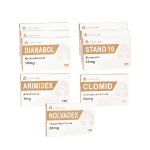 Pack magere Masse gewinnen - Orale Steroide Dianabol + Winstrol (8 Wochen) A-Tech Labs