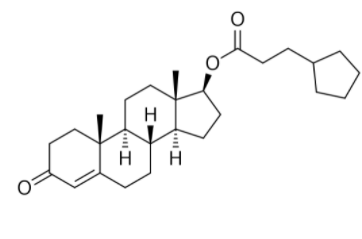 testosterone cypionat molekul