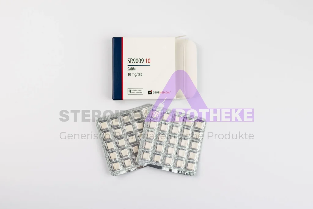 SR9009-10 Stenabolisch von Deus Medical – 50 Tabletten à 10 mg Rev-Erbβ-Agonist für gesteigerte Ausdauer, beschleunigten Fettabbau und verbesserte Cardio-Leistung ohne Stimulation des ZNS