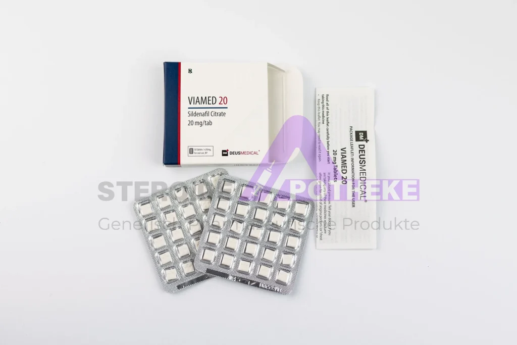 ViamEd 20 Sildenafil Citrat von Deus Medical – 10 Tabletten à 20 mg für zuverlässige Potenz, harte Erektion und verbesserte sexuelle Performance innerhalb 30-60 Minuten