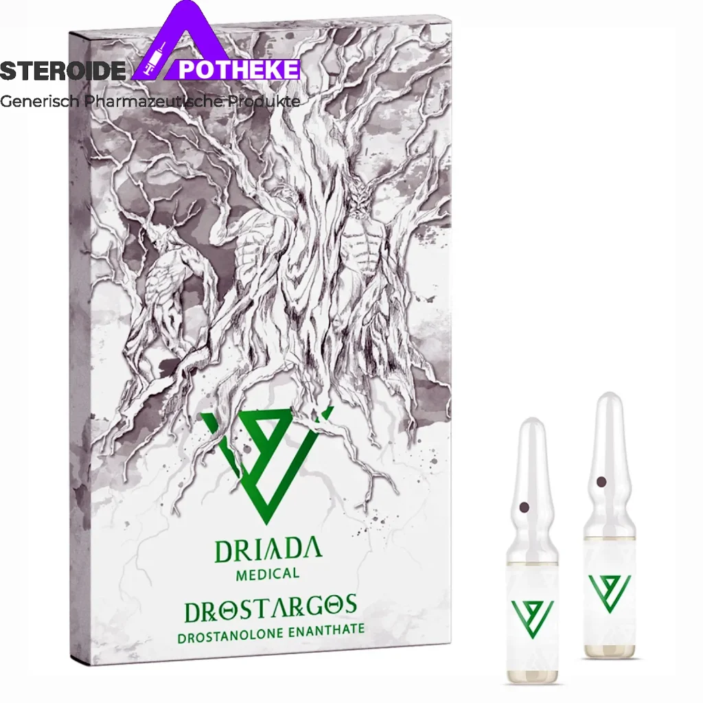 Drostargos Drostanolon-Enanthat von Driada Medical – 10 ml Fläschchen 200 mg/ml für langsame, aber extrem harte und veinsige Muskelmasse, anti-östrogen und ideal für Contest- oder Beach-Phase über 8-12 Wochen
