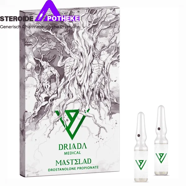 Mastelad Drostanolon-Propionat von Driada Medical – 10 ml Fläschchen 100 mg/ml für schnelle, extrem harte und veinsige Muskeldefinition, anti-östrogen und perfekt für Contest- oder Beach-Phase über 6-8 Wochen
