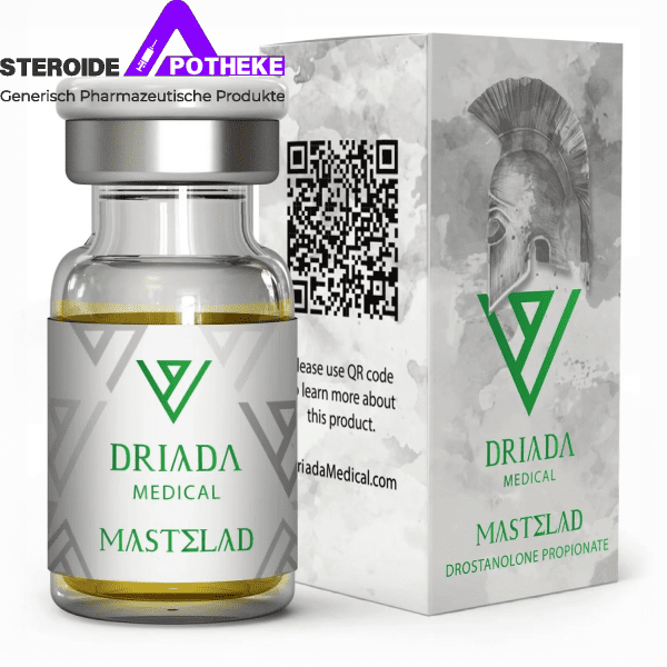 Mastelad 100 mg/ml (Drostanolon Propionat) Driada Medical 10 ml Flasche - starkes anaboles Steroid zur Förderung von Muskeldefinition und Kraft