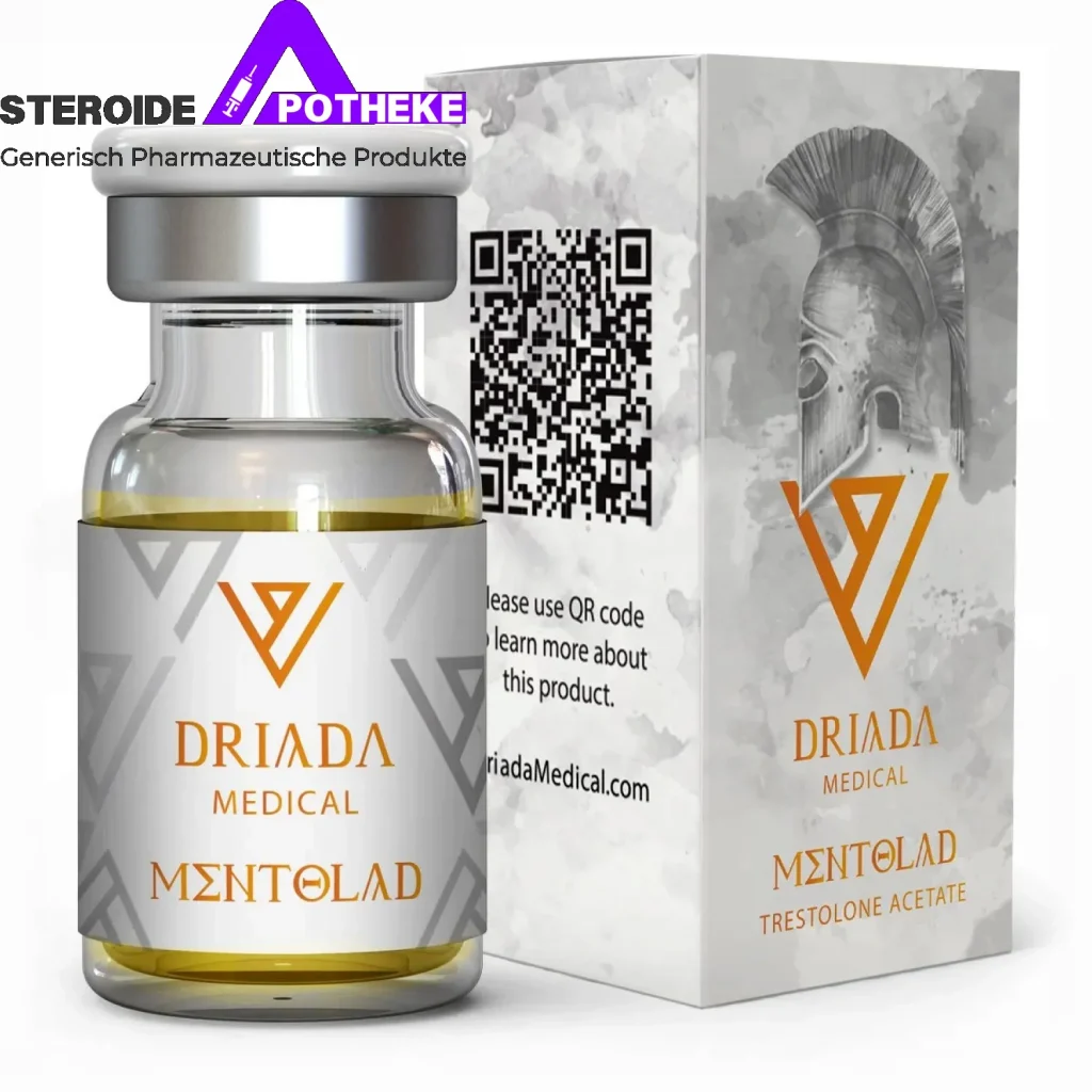 Mentolad Trestolon-Acetat von Driada Medical – 10 ml Fläschchen 50 mg/ml für extrem schnelle und hochwertige Muskelmasse, gigantische Kraftsteigerung und intensive Glykogen-Speicherung – 5-6× stärker als Testosteron, ideal für 4-6-Wochen-Bulks