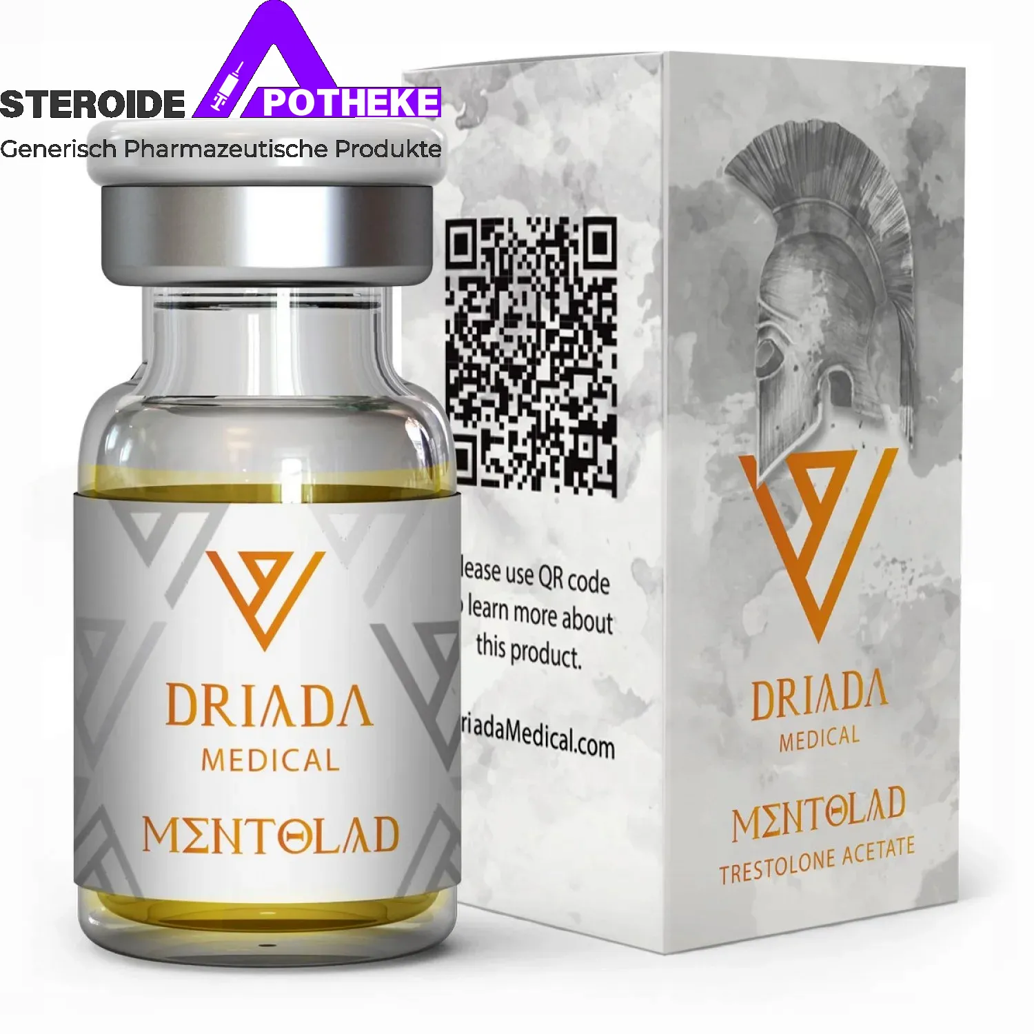 Mentolad (Trestolon Acetat) Driada Medical 10 Ampullen (50 mg/ml) 1 Mentolad Trestolon-Acetat von Driada Medical – 10 ml Fläschchen 50 mg/ml für extrem schnelle und hochwertige Muskelmasse, gigantische Kraftsteigerung und intensive Glykogen-Speicherung – 5-6× stärker als Testosteron, ideal für 4-6-Wochen-Bulks