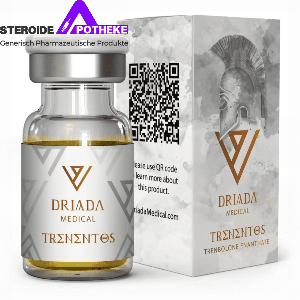 Trenacetos 100 mg/ml (Trenbolon Acetat) Driada Medical 10 ml Flasche - starkes anaboles Steroid zur schnellen Förderung von Muskelaufbau und Kraft