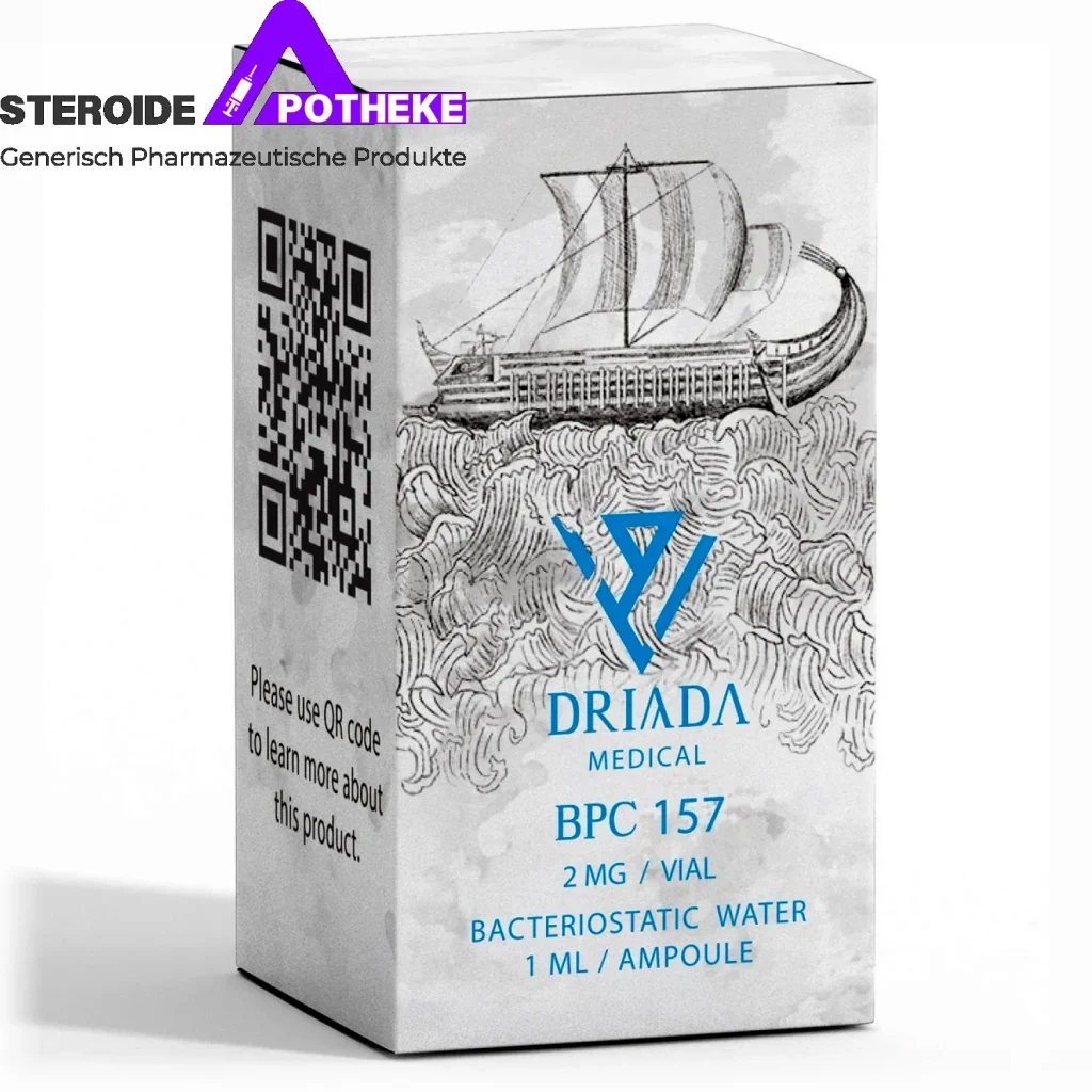 BPC-157 Driada Medical 2 mg – 1 Fläschchen Pentadecapeptid zur beschleunigten Heilung von Sehnen, Bändern, Muskeln und Darm, entzündungshemmend und pro-angiogen, ideal nach intensiven Trainingseinheiten oder Verletzungen