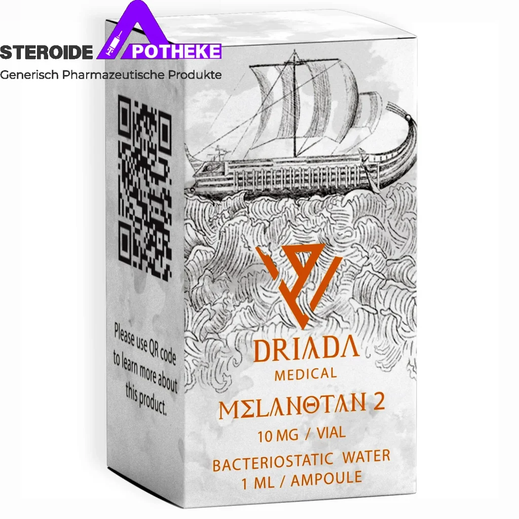 Melanotan 2 Driada Medical 10 mg – 1 Fläschchen Melanocortin-Analogon zur natürlichen Hautbräunung, gesteigerter sexueller Lust (Libido) und verbesserter Erektionsfähigkeit ohne zusätzliche UV-Exposition