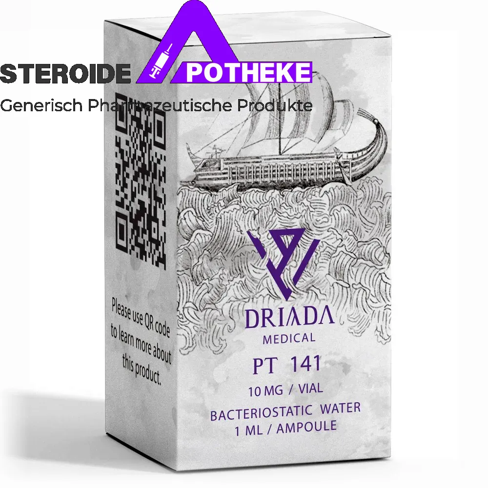 PT-141 Driada Medical 10 mg – 1 Fläschchen Bremelanotid zur Steigerung der sexuellen Lust und Performance bei Männern und Frauen, wirkt unabhängig vom Testosteronspiegel innerhalb 2-4 Stunden nach Injektion