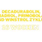 Mini-Zyklus mit Decadurabolin, Anadrol, Primobolan und Winstrol für 6 Wochen