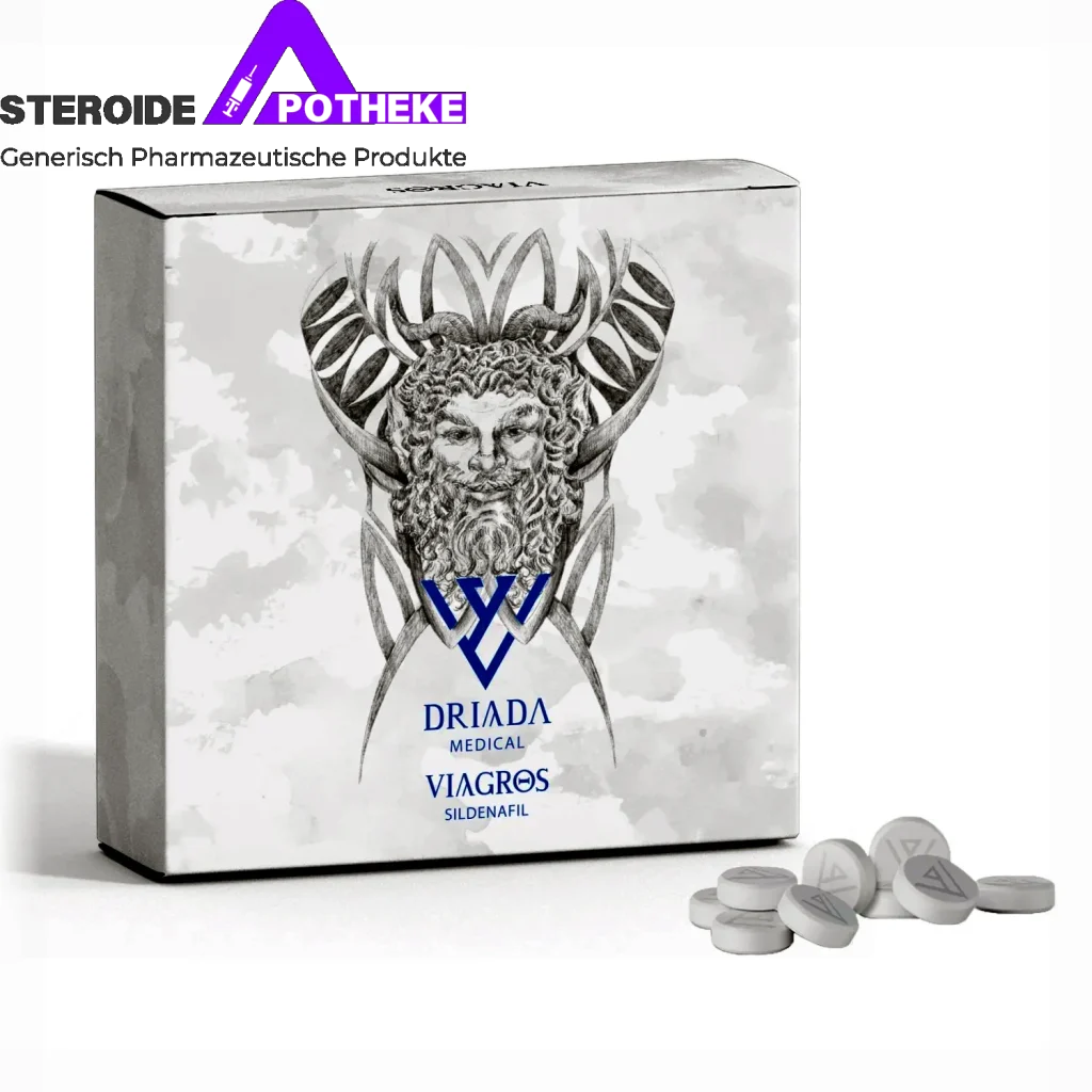 Viagros von Driada Medical – 20 Tabletten à 100 mg Sildenafil Citrat für maximale Potenz, harte und lang anhaltende Erektion sowie verbesserte sexuelle Performance innerhalb 30-60 Minuten