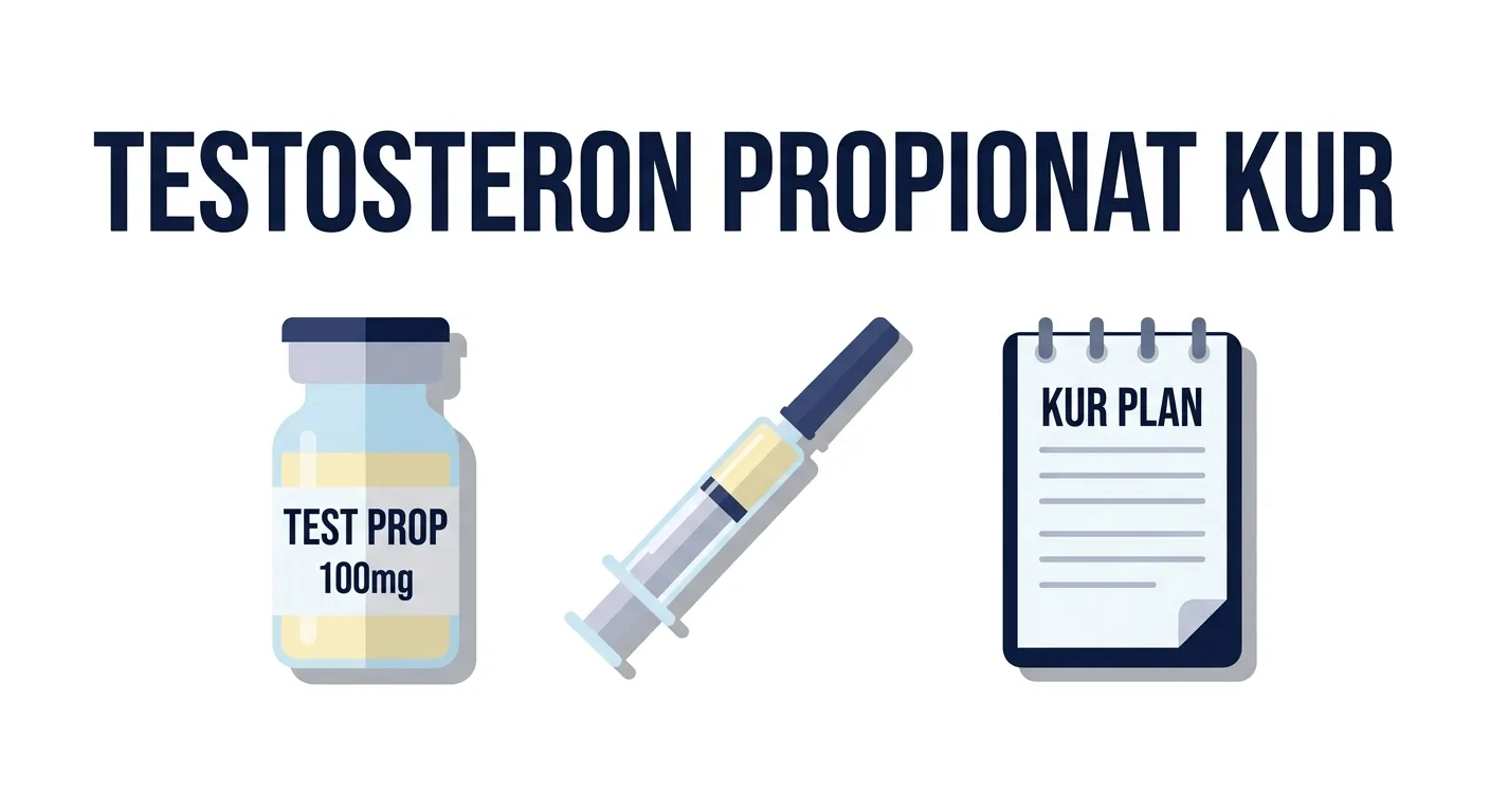 Testosteronpropionat Kur – Dosierung und Kur Plan für Anfänger
