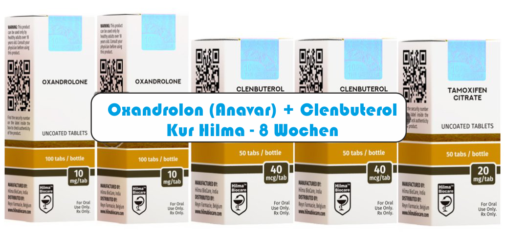 Informationen zu 8-wöchiger Oxandrolon und Clenbuterol Kur von Hilma Biocare