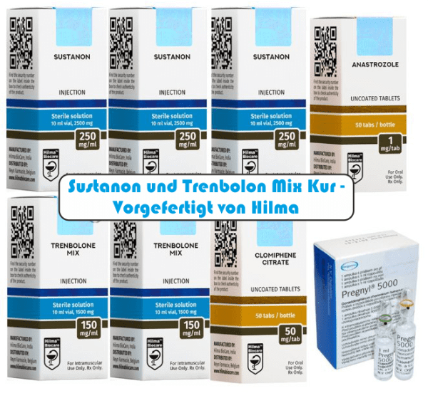 Vorgefertigte Kur mit Sustanon und Trenbolon Mix von Hilma