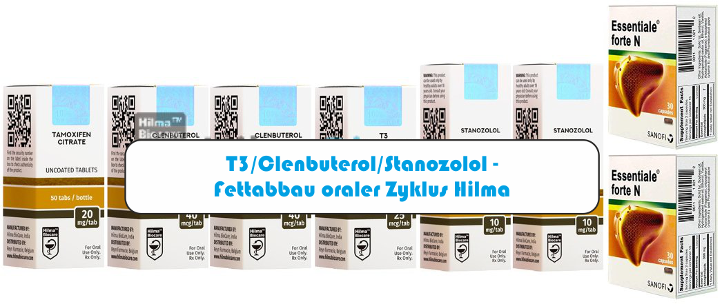 Informationen zu oralem T3, Clenbuterol und Stanozolol Zyklus für Fettabbau von Hilma
