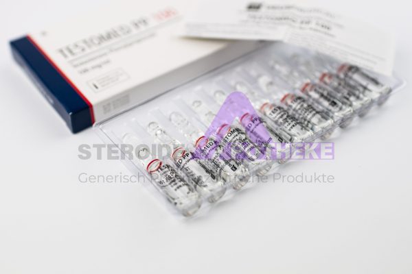 TESTOMED PP 100 (Testosteron Phenylpropionat) 10ml Fläschchen von Deus Medical, 100mg/ml, für Muskelaufbau und Leistung