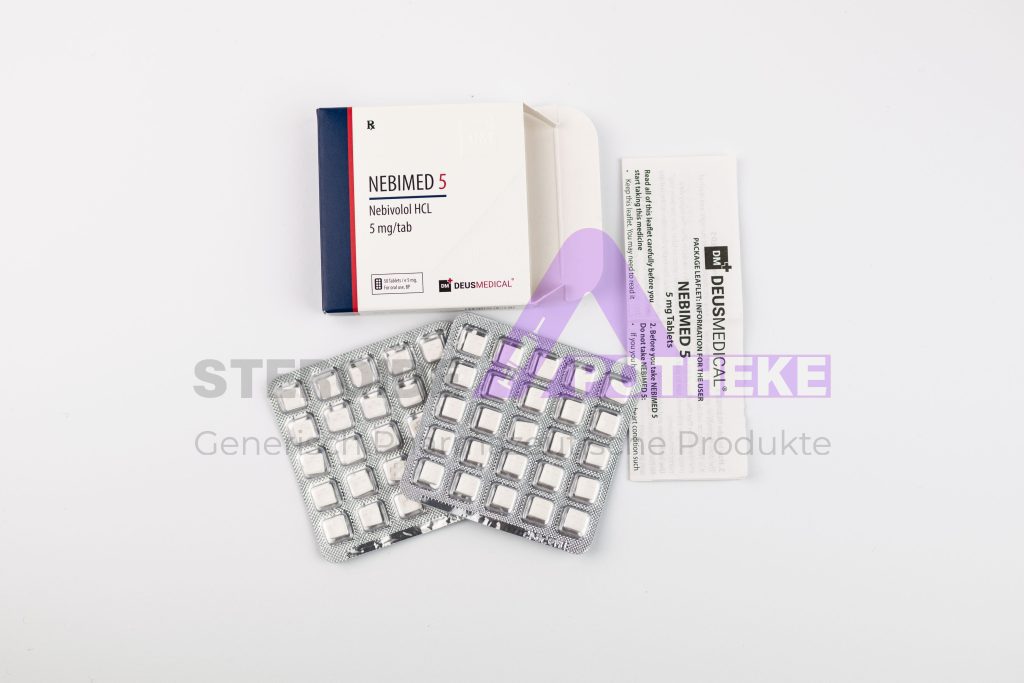 NEBIMED 5mg (Nebivolol) Tabletten von Deus Medical, für die Behandlung von Bluthochdruck