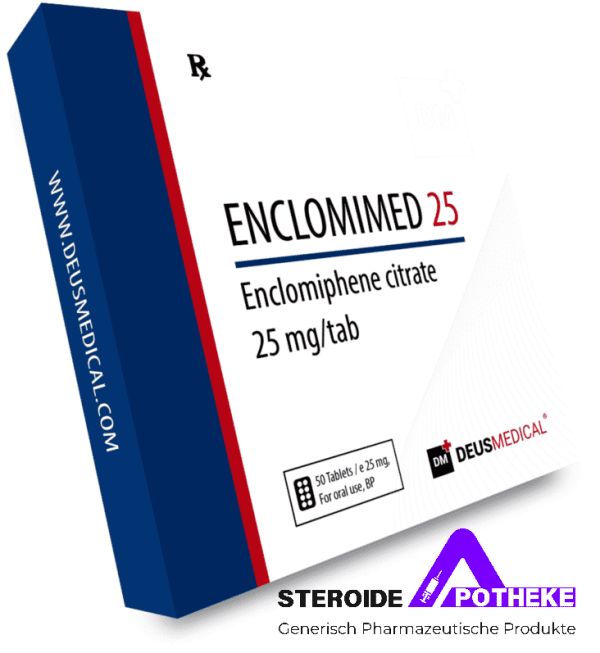 ENCLOMIMED 25 - Orales Steroid in Tablettenform - Deus Medical, für die Wiederherstellung des Hormonhaushalts