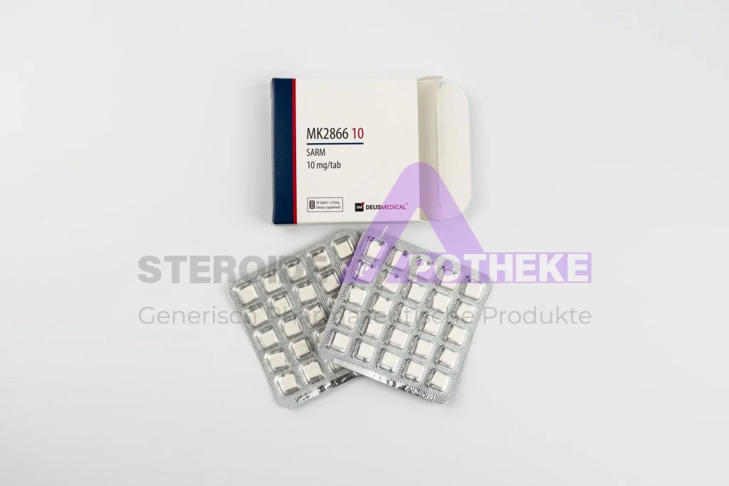 MK2866-10 Ostarine von Deus Medical – 60 Kapseln à 10 mg selektiver Androgenrezeptor-Modulator zur Förderung magerer Muskelmasse und Fettabbau