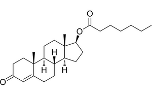Struktur von Testosteron-Enantat