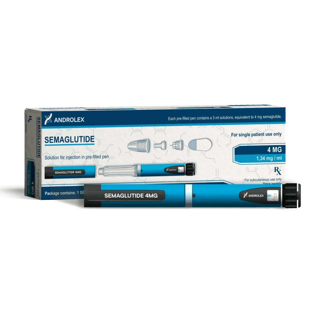 Semaglutid Pen 4 mg von Driada Medical – 1 Fertig-Pen mit GLP-1-Rezeptor-Agonist zur starken Appetitreduktion, Blutzucker-Senkung und nachhaltigem Gewichtsverlust bei gleichzeitiger Muskel-Erhaltung