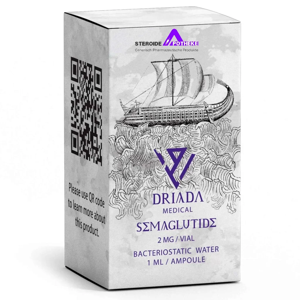 Semaglutide 2 mg von Driada Medical – 1 Fläschchen GLP-1-Rezeptor-Agonist zur starken Appetitreduktion, Blutzucker-Senkung und nachhaltigem Gewichtsverlust bei gleichzeitiger Muskel-Erhaltung