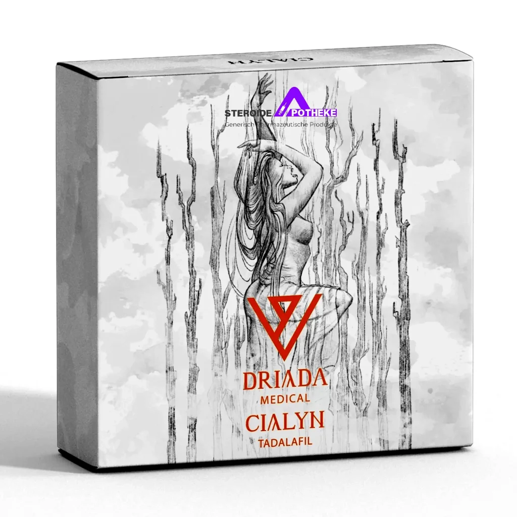 Cialyn Tadalafil von Driada Medical – 10 Tabletten à 20 mg für langanhaltende Erektion (bis 36 h), gesteigerte sexuelle Performance und verbesserte Libido bei erektiler Dysfunktion oder anabolen Kuren