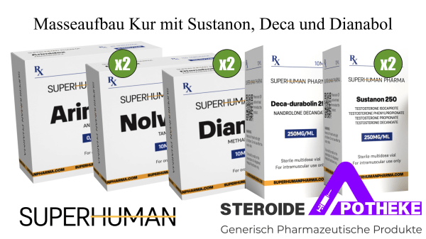 Masseaufbau Kur mit Sustanon, Deca und Dianabol