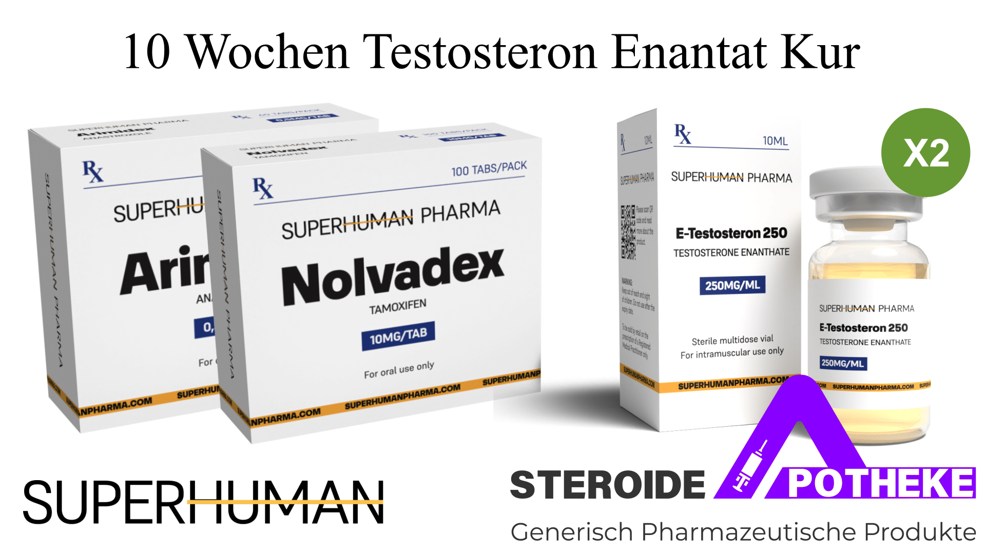 Testosteron Enantat Kur für Muskelaufbau